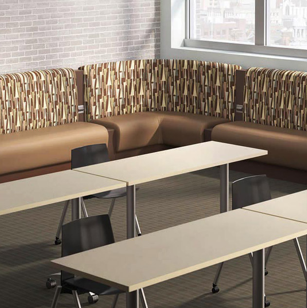 Syntech Tables with Wall Bench