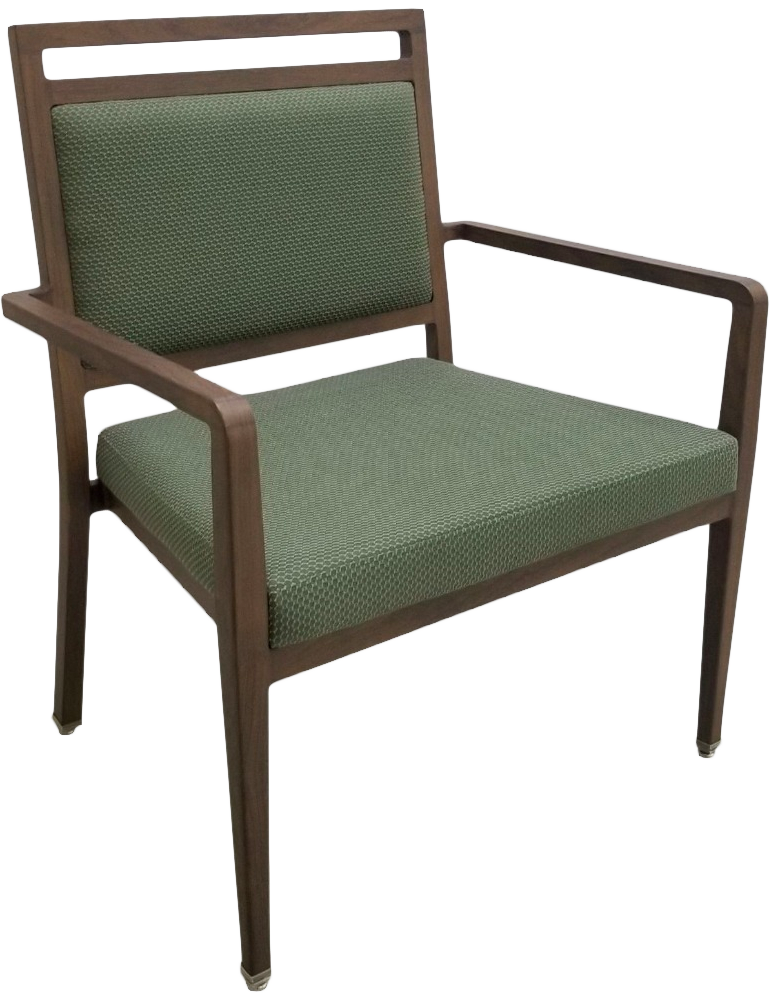 9407-1BA Aluminum Bariatric Stackable Arm Chair