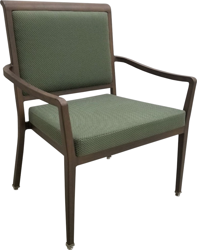 9409-1BA Aluminum Bariatric Stackable Arm Chair