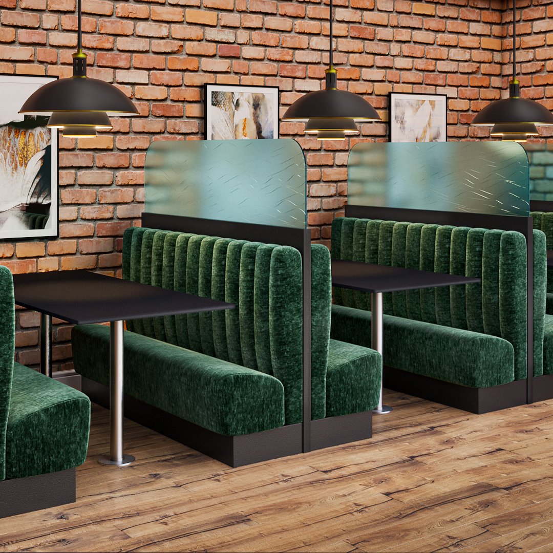 Restaurant Booth Seating Available in Any Colour and Size for 