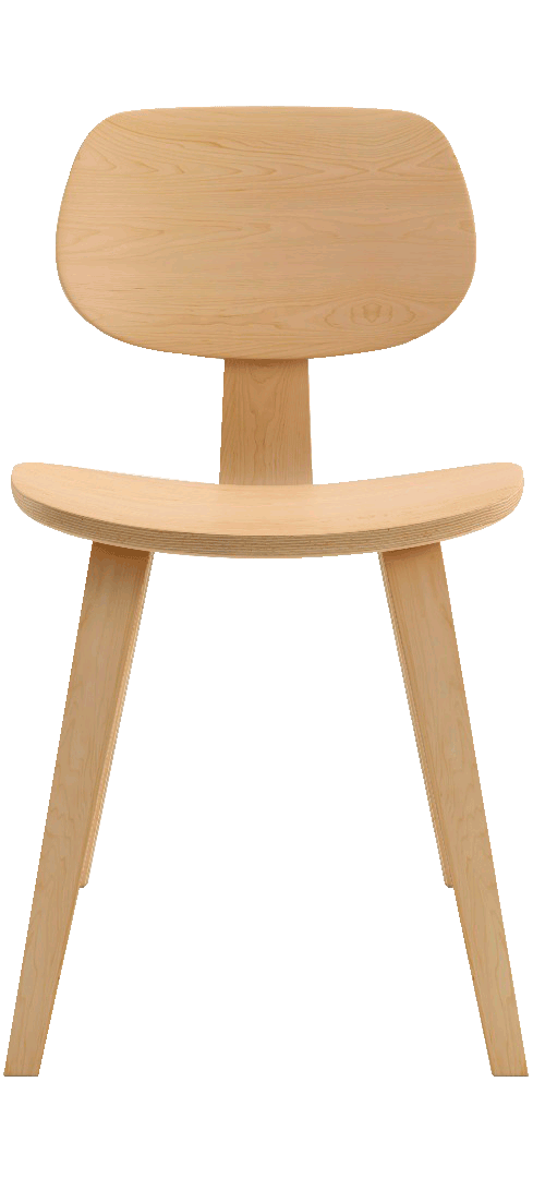 1220-WS Bent Plywood Side Chair