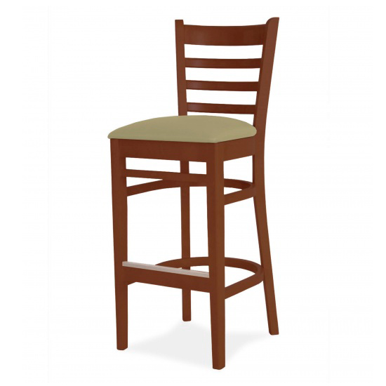 1136-2 Wood Barstool