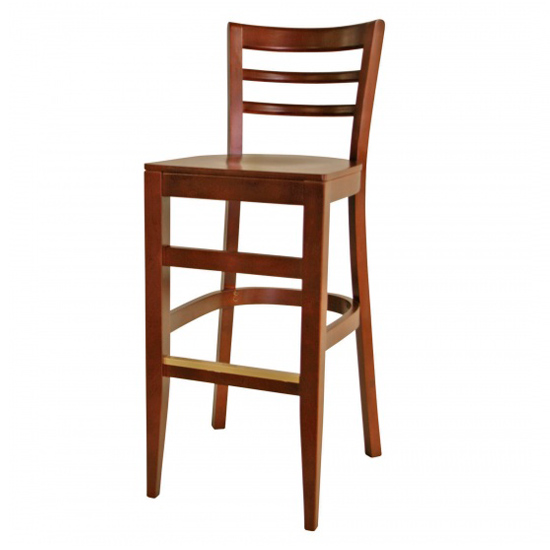 7048-2 Wood Barstool