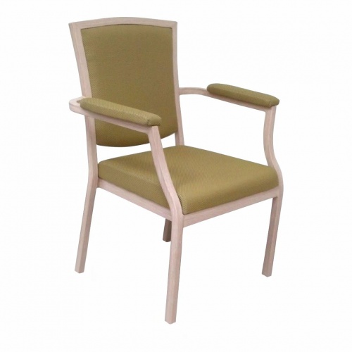 8674-1 Aluminum Stacking Arm Chair