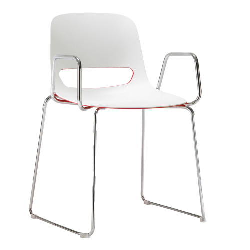 GT707-1 Sled Base Arm Chair