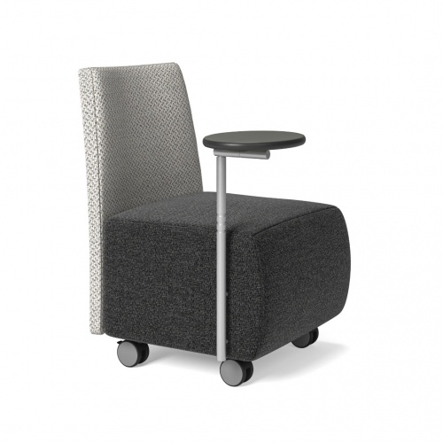 MMS-Tablet Single Seat with Casters and Tablet